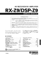 Yamaha DSP-Z9 - Service Manual